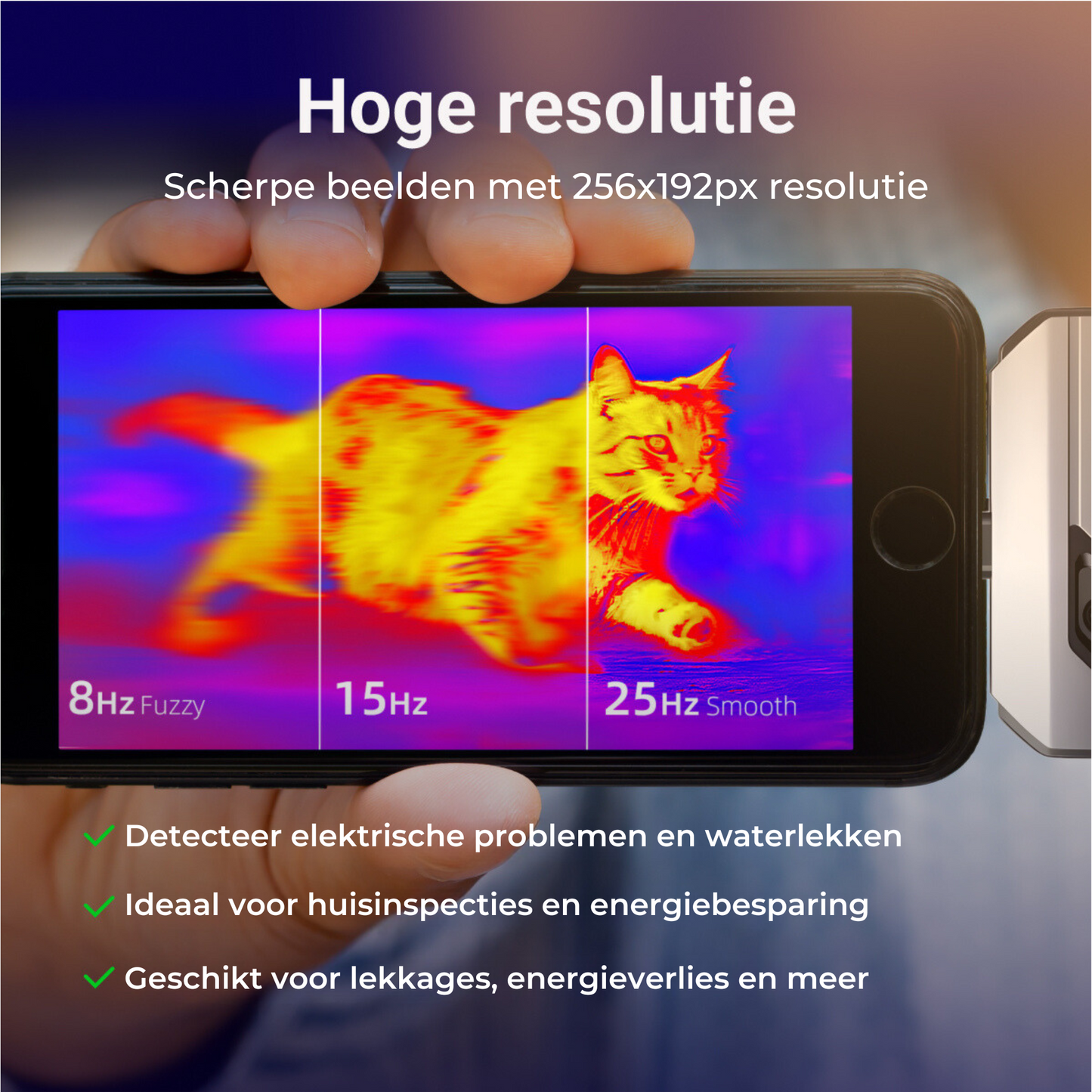 Warmtebeeldcamera VC910 Geschikt voor iPhone