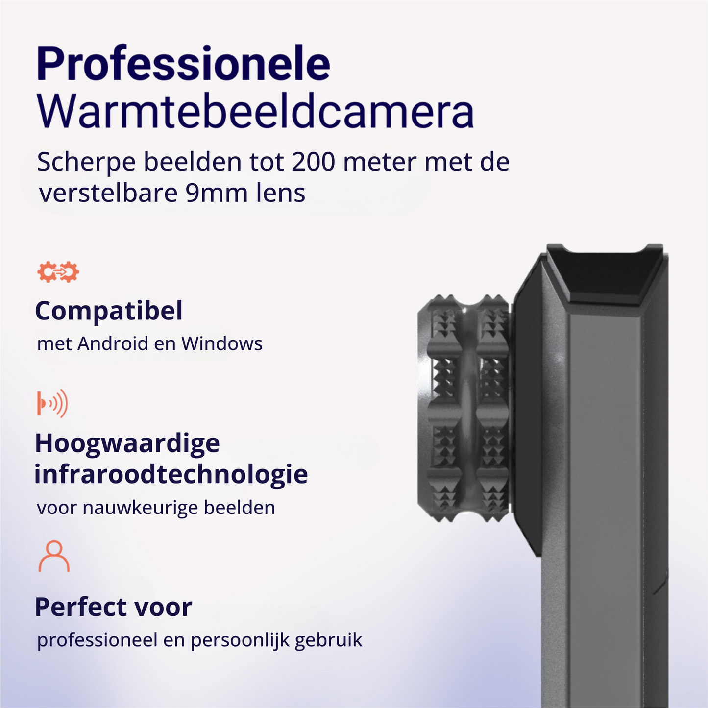 Warmtebeeldcamera VC910A Pro Geschikt voor Android en Windows