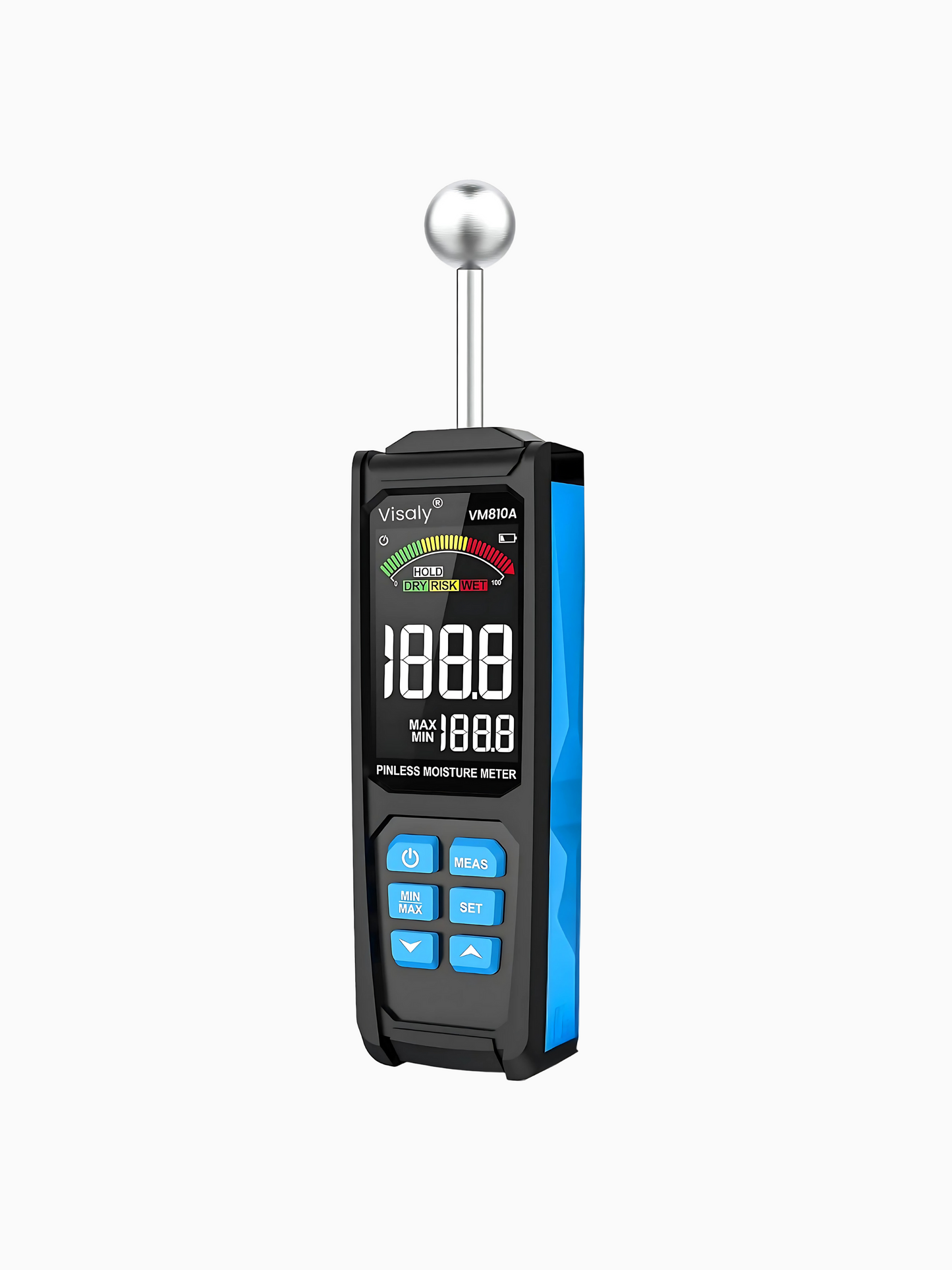 Pinless Vochtmeter VM810A Pro