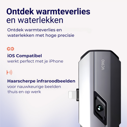 Warmtebeeldcamera VC910 Geschikt voor iPhone