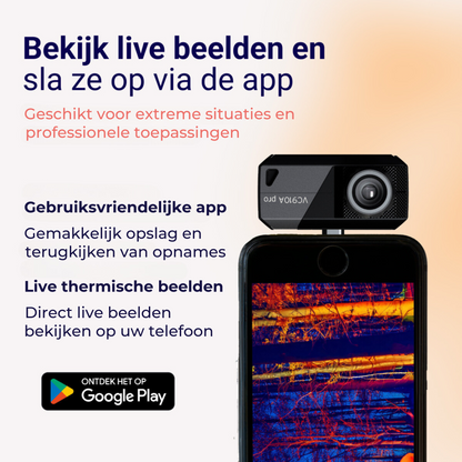 Warmtebeeldcamera VC910A Pro Geschikt voor Android en Windows