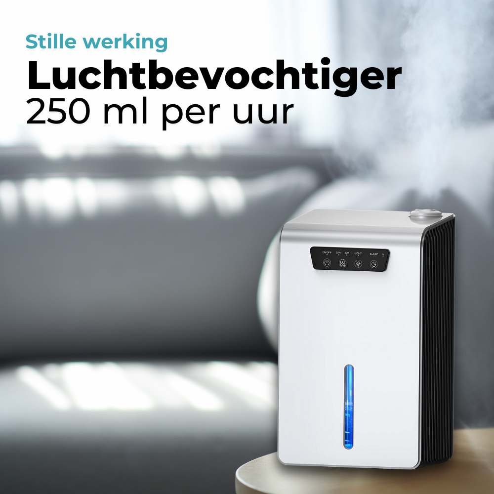 2-in-1 Luchtontvochtiger en Bevochtiger