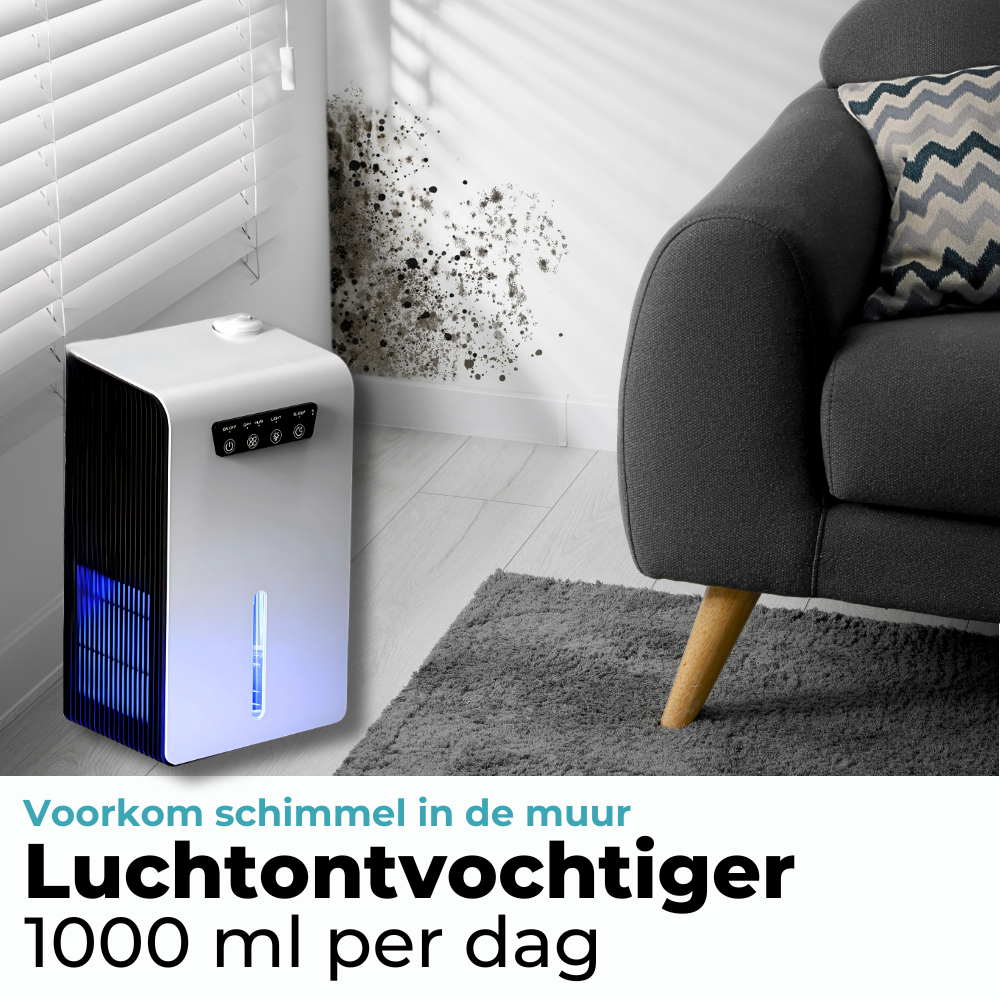 2-in-1 Luchtontvochtiger en Bevochtiger